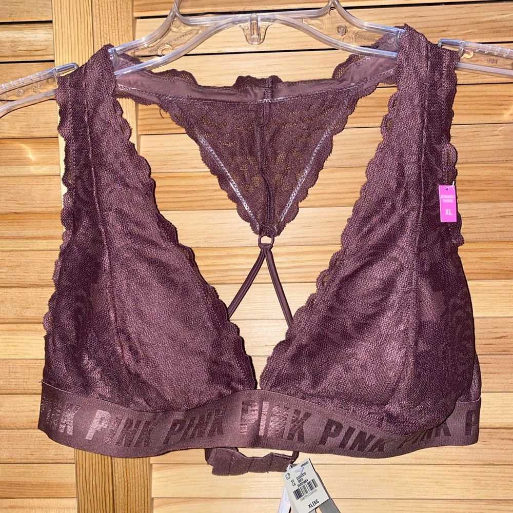 Victoria Secret Lace Strappy-Back Halter